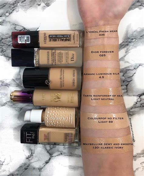 armani luminous silk foundation dupes